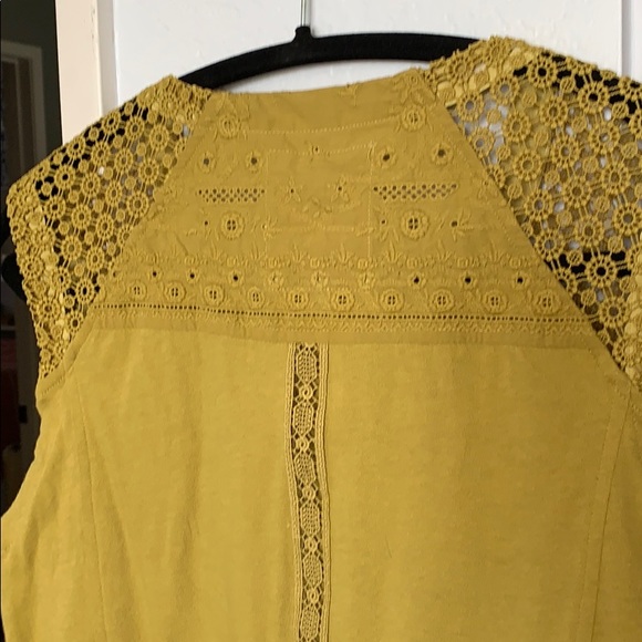 Anthro Isla Vista chartreuse top - Picture 9 of 9